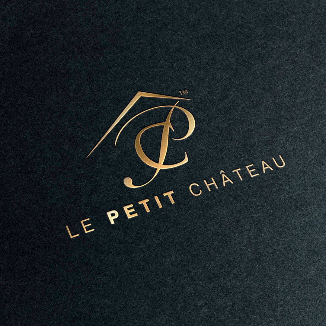 Le Petit Chateau luxury branding created by design agency Swan Creative