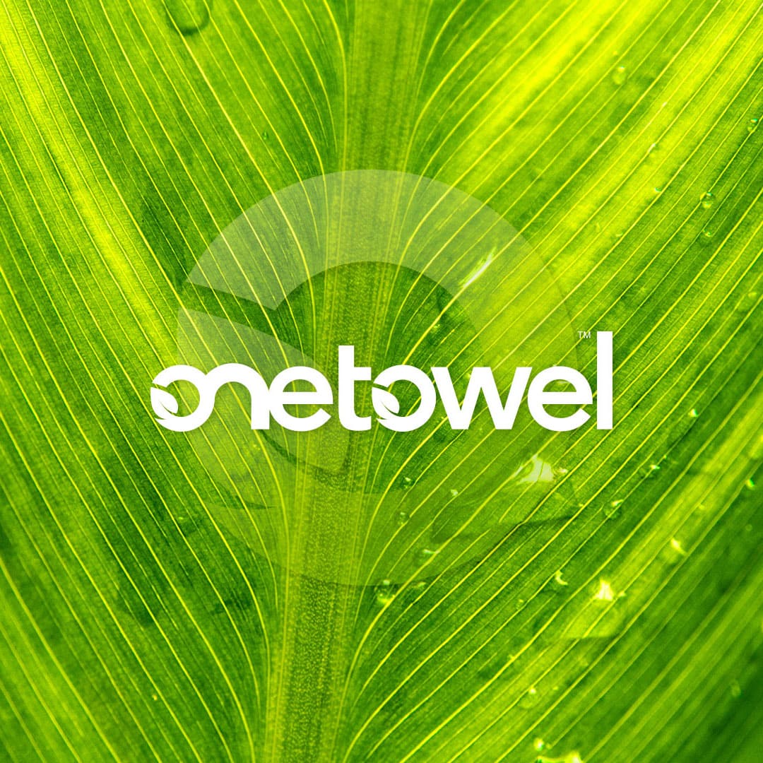 One towel branding created by design agency Swan Creative