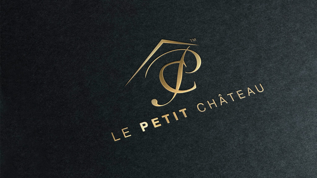 Le Petit Château logo designed by creative agency Swan Creative