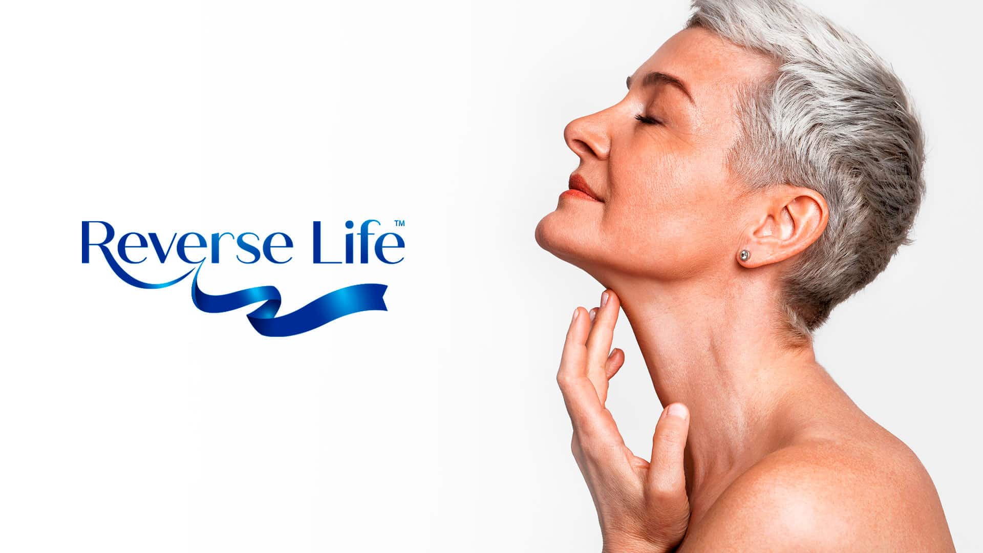 Logo design, in Essex created for Collagen brand Reverse Life by creative agency, Swan Creative