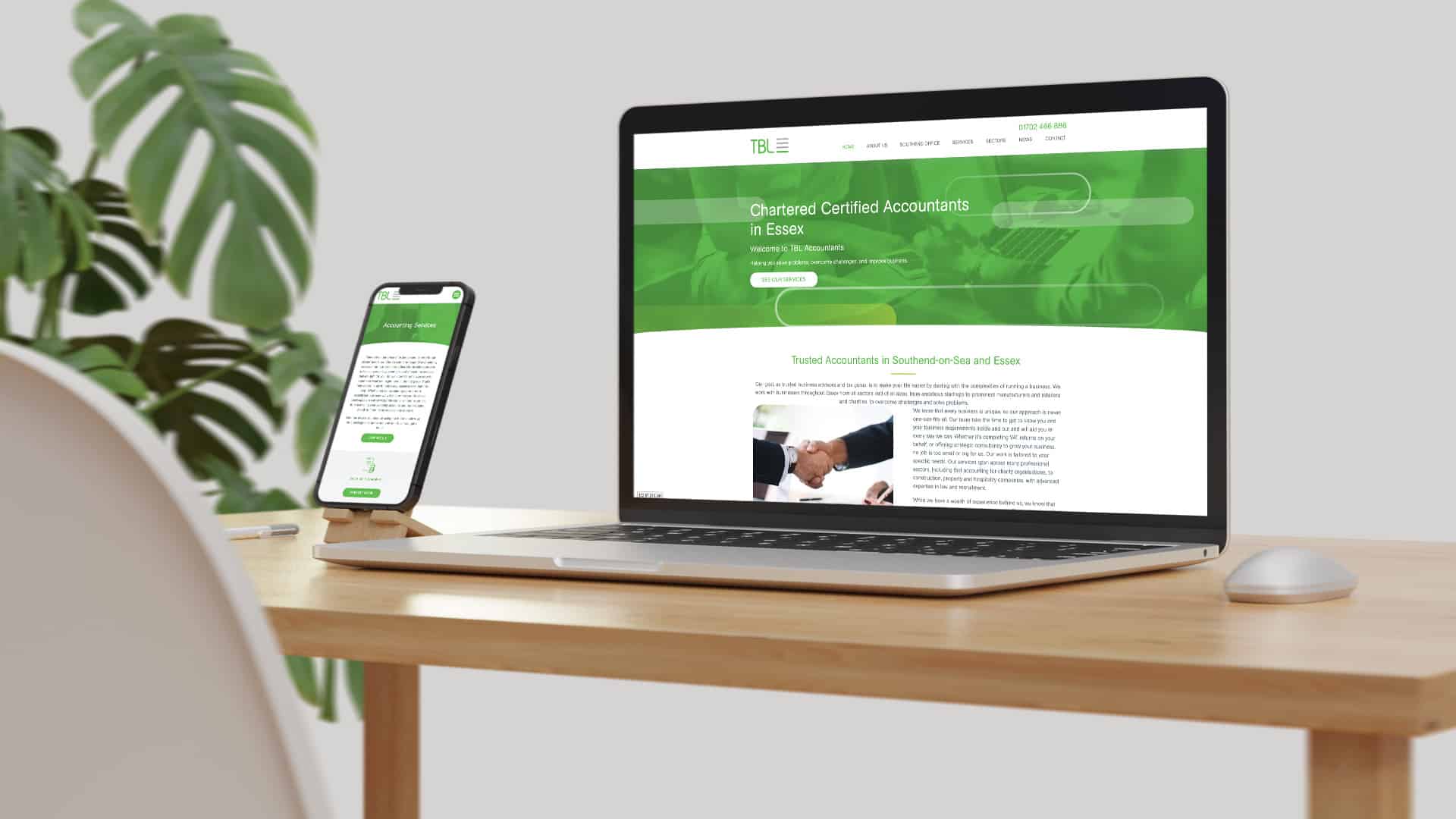 TBL Website designed by Swan Creative